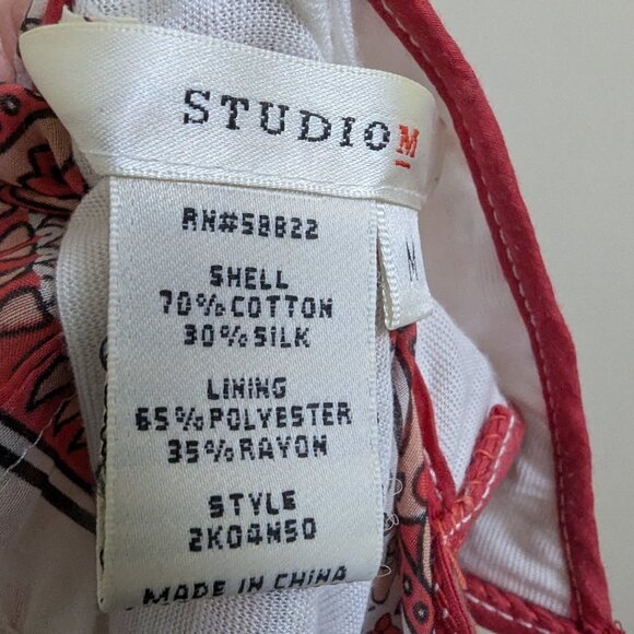 Bundle: 2 Studio M floral sundresses; Size S and Size M - Picture 5 of 11